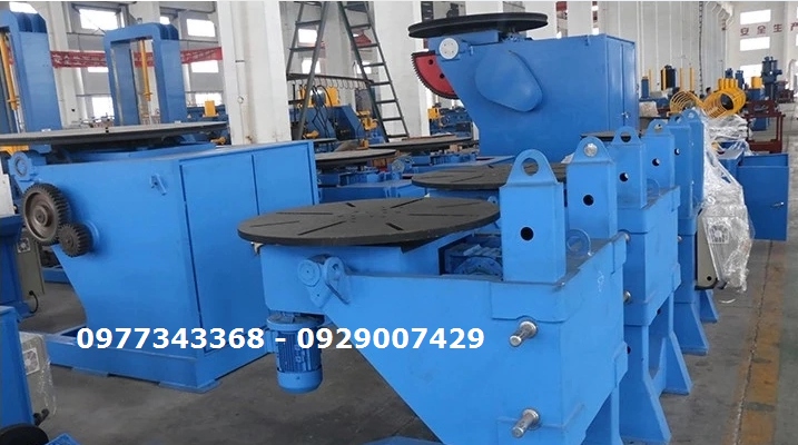 Bàn xoay hàn tự động – Bàn gá mặt bích thủy lực